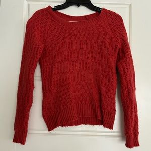 Sparrow orange knit sweater
